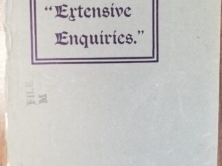 After Extensive Enquiries, Being A Summary Statement of the Investigation Made by the British Government of the Mormon Question in England