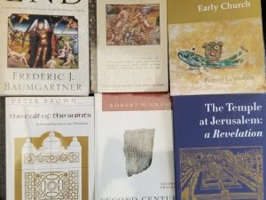 Bundle of 6 Religious / Christian Books ~ Longing for the End, Heaven A History, Cult of the Saints, Second-Century Christianity, The Temple at Jerusalem, The Eucharist in the New Testament and the Early Church