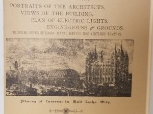 Temple Souvenir Album, April, 1892 ~ Reprint Softcover Unbound ~ Sample Pages Only