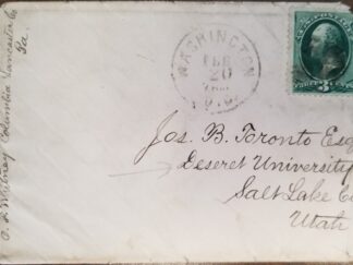 Small Envelope with Orson F. Whitney’s Signature