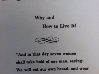 1978 - All About Polygamy - Harold W. Blackmore