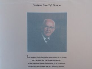 1989 - President Ezra Taft Benson 90th Birthday Commemoration Program