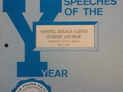 1967 – Gospel Ideals– Life’s Surest Anchor – David O. McKay