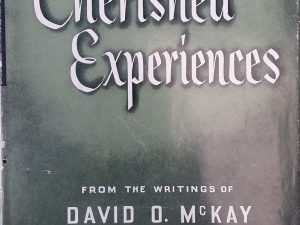 1955 — Cherished Experiences — Signed by President David O. McKay