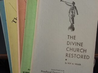 1952-1956 - The Divine Church Restored Vol 1-5 - Roy A. Welker