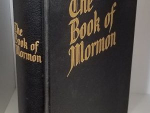 1962 – Large Size – Book of Mormon – Black Leather with Gold Leafed Page Edges, Color Photographs