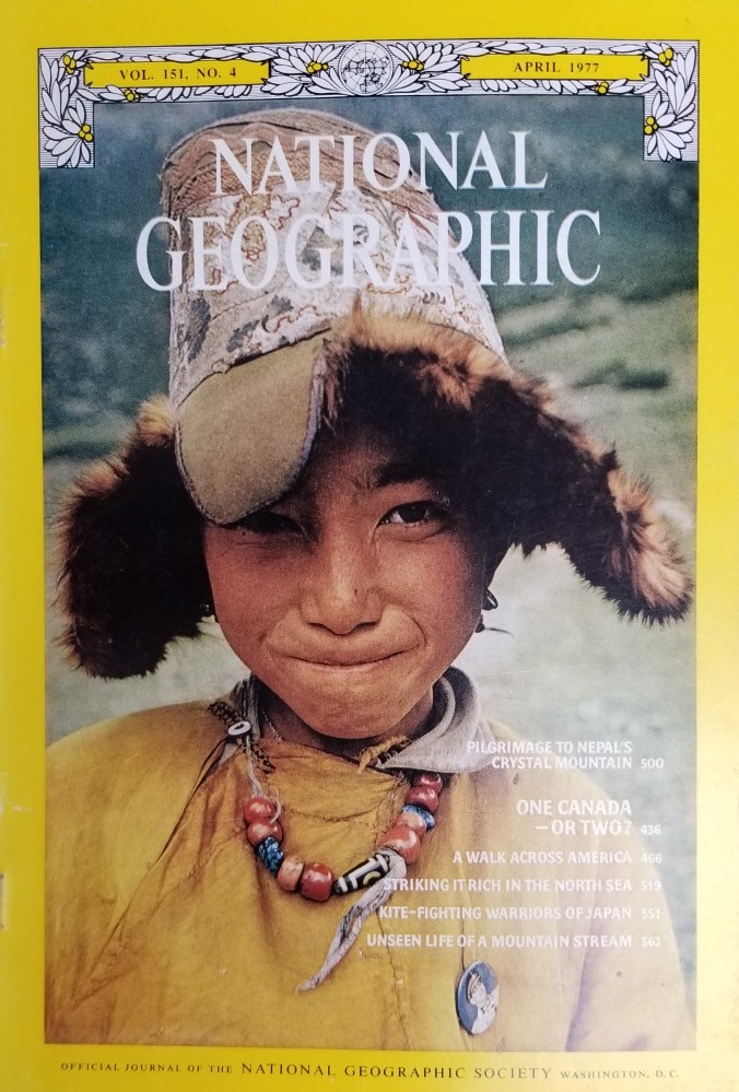 National Geographic Magazine ~ April 1977 ~ Single Issue Magazine