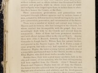 Daniel Tyler - History of the Mormon Battalion in the Mexican War - [Part of the original printing]