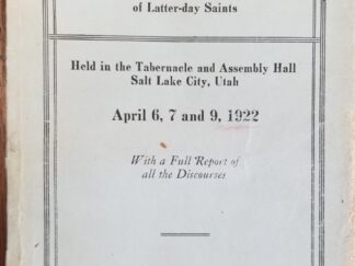 April 1922 - Ninety-Second Annual Conference of the Church of Jesus Christ of Latter-Day Saints - The Church of Jesus Christ of Latter-Day Saints
