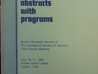 1980 - Abstracts With Programs - Rocky Mountain Section of the Geological Society of America