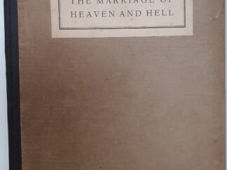The Marriage of Heaven and Hell (1928, limited printings) ~ by William Blake