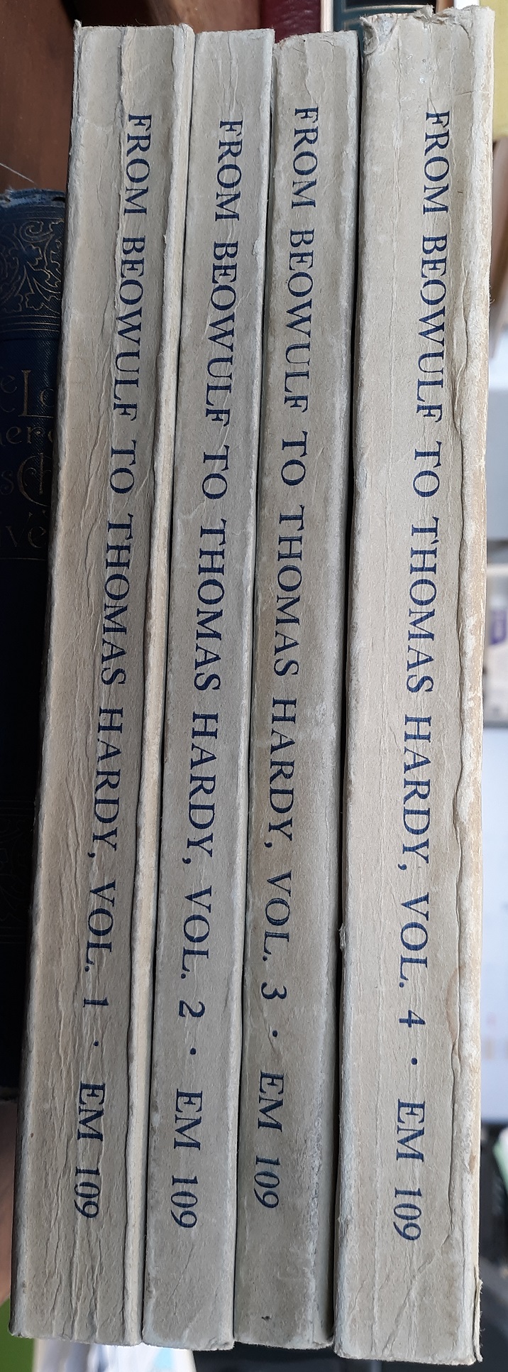 From Beowulf to Thomas Hardy in Four Volumes (Set) (1944)