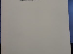 Regional Structural Controls of the Deposits, Bingham Mining Distric, Utah, U.S.A. (1971) ~ by E. W. Tooker