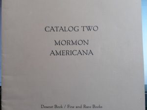 Catalog Two Mormon Americana