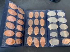 Collectible pennies- 34 Pennies