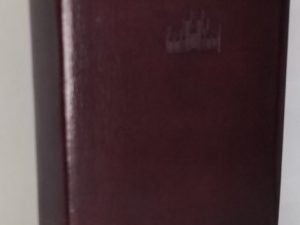 Hymns – Burgundy Leather – Invecchiato Leather Edition for Church Employees/Christmas Gift