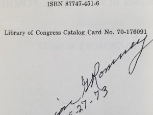 Look to God and Live – Signed by Author – Elder Marion G. Romney!