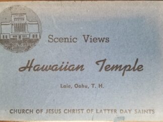 Scenic Views Hawaiian Temple - Laie, Oahu, T. H. - Church of Jesus Christ of Latter Day Saints - Booklet with 12 Tiny Photographs