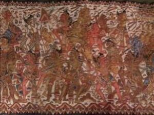 Unique Oriental Tapestry – with Gods, Warriors, Animals, Etc.