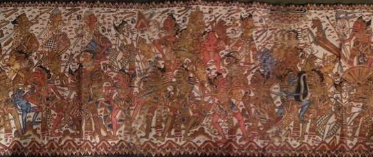 Unique Oriental Tapestry – with Gods, Warriors, Animals, Etc.