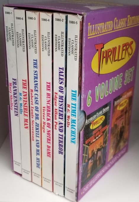 Boxed Set: Thrillers 6 Volume Set – Softcover Set of Illustrated Classic Editions