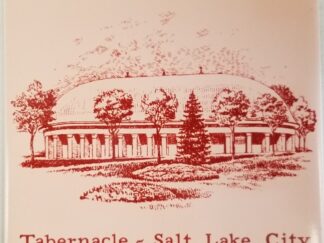 Mormon Ceramic Tile of the Tabernacle in Salt Lake City – 6″ x 6″