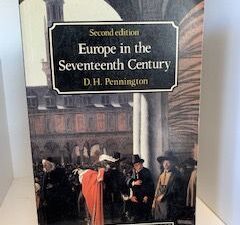 1989- Europe in the Seventeenth Century ( Second Edition) – D.H. Pennington