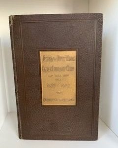 1927- History of Fifty Year Ladies Literary Club: Salt Lake City 1877-1927- Katherine B. Parsons