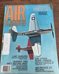 1976- Air- Classics (Vol. 12, #11): Douglas Observation Monoplanes- Air classics
