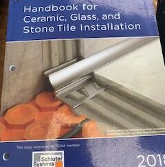 2018- Handbook for ceramic, glass and stone tile installation- Schluter systems