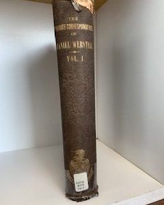 1857- The private correspondence of Daniel Webster (Vol. 1)- Fletcher Webster