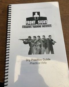 2016- Front Sight: Fire arms training institutes: Dry practice Guide- Front sights