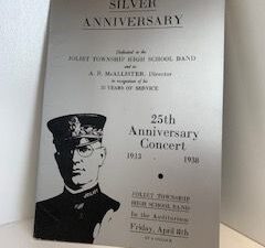 1938- Silver Anniversary: 25 Anniversary concert- Joliet Township high school band