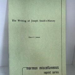 1984- The Writing of Joseph Smith's History- Dean C. Jessee