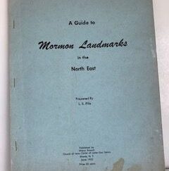1952- A Guild to Mormon Landmarks in the North East- L.S Fife