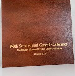 1978- 148th Semi- Annual General Conference Cassette - The Church of Jesus Christ of Latter-day Saints