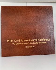 1978- 148th Semi- Annual General Conference Cassette – The Church of Jesus Christ of Latter-day Saints