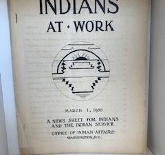1935- Indians At Work- Office of Indian Affairs- March