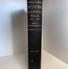 1930- Myscore Gazetteer Vol. 11 Part 1 (461)- C. Hayavadana Rao