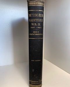 1930- Myscore Gazetteer Vol. 11 Part 1 (461)- C. Hayavadana Rao