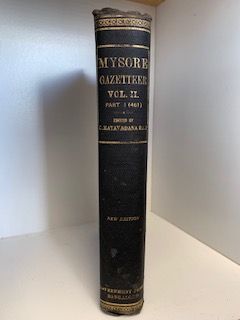 1930- Myscore Gazetteer Vol. 11 Part 1 (461)- C. Hayavadana Rao