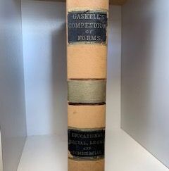 1881- Gaskell's Compendium of Forms- Prof. G.A. Gaskell