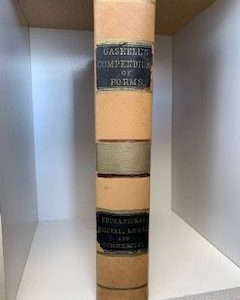 1881- Gaskell’s Compendium of Forms- Prof. G.A. Gaskell