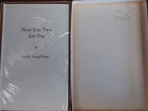 1950 – Now You Two Are One – Lucille Young Nelson