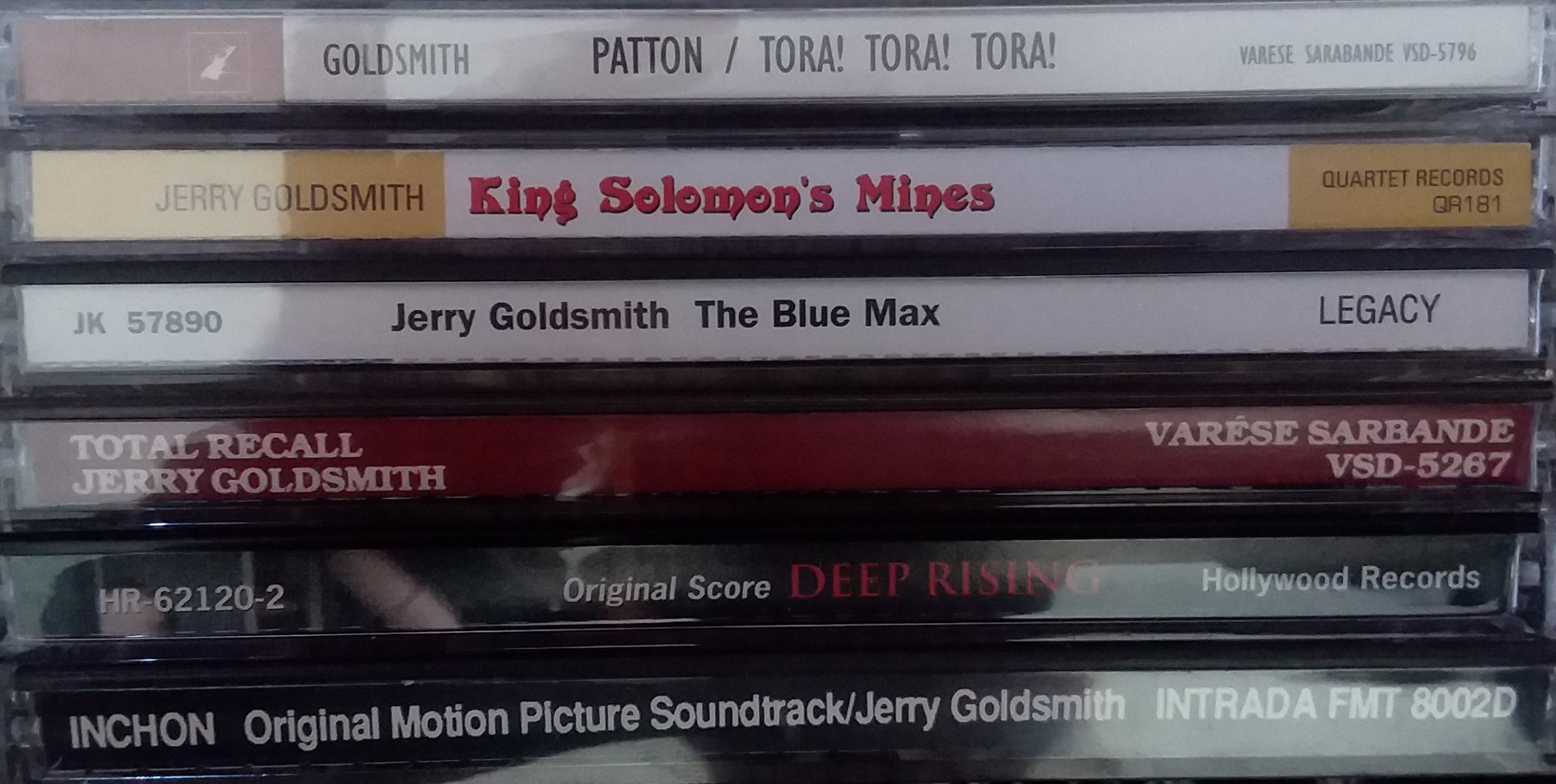 Jerry Goldsmith Soundtracks 6 CD Bundle – Eborn Books