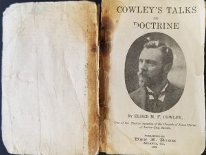 1904 – Cowley Talks on Doctrine – M. F. Cowley – Small Size / Poor Condition