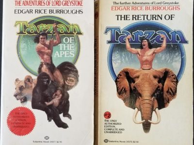 2 Tarzan Paperbacks – – Edgar Rice Burroughs – Tarzan of the Apes / The Return of Tarzan