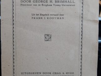 Vertiending ~ By George H. Brimhall, and Translated from the English by Frank I. Kooyman