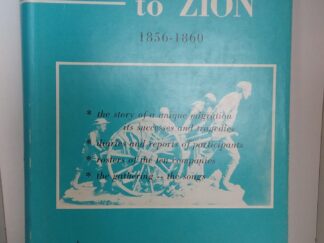 1960 - Handcarts to Zion 1856-1860 - LeRoy R. Hafen and Ann W. Hafen --- Hardbound