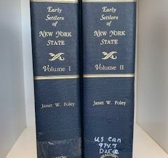 1993- Early Settlers of New York State Vol. 1 & 2- Janet Wethy Foley